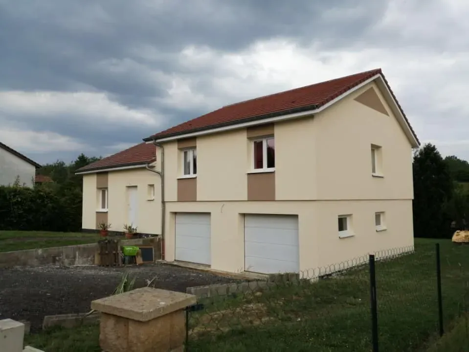 Finition façade à Talange